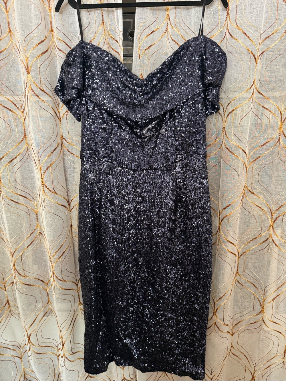 The Pretty Dress Company blue sequin dress